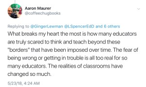 Screenshot of tweet, which is link-embedded in the photo